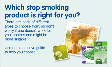 Which stop smoking product is right for you